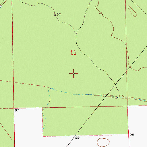 Topographic Map of Anderson-Tully State Wildlife Management Area, MS