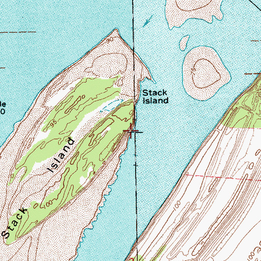 Topographic Map of Lake Providence Reach, MS