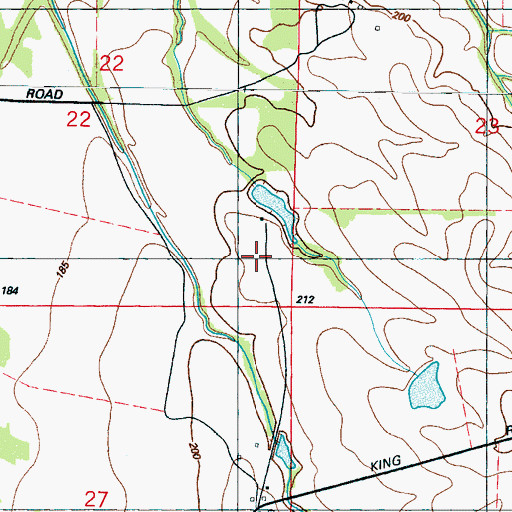 Topographic Map of Banks School (historical), MS