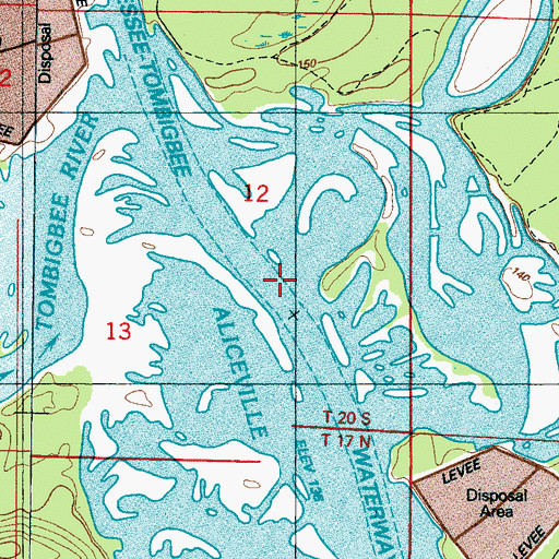 Topographic Map of Boyd Creek, MS