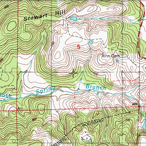 Topographic Map of Township of Union (historical), AR