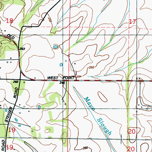 Topographic Map of Kilgo Church (historical), MS