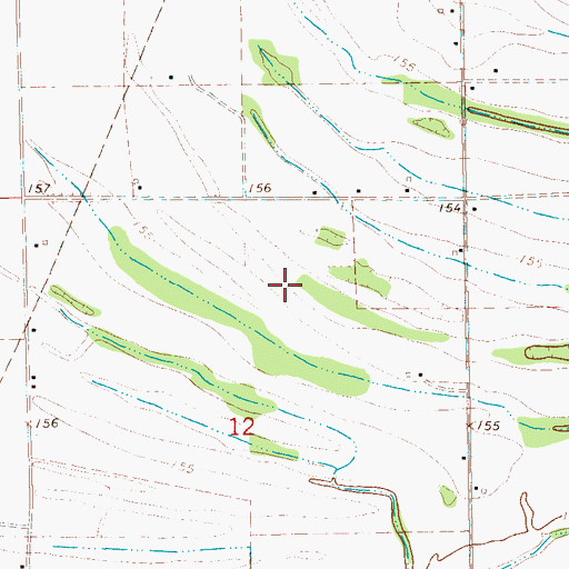 Topographic Map of Emory Pond (historical), MS
