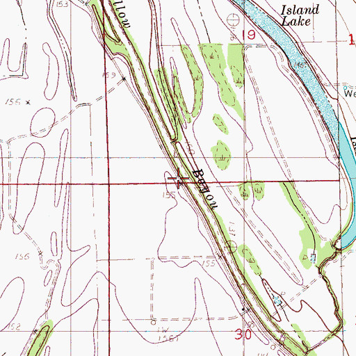 Topographic Map of King Solomon Church (historical), MS