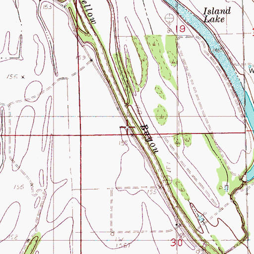Topographic Map of King Solomon School (historical), MS