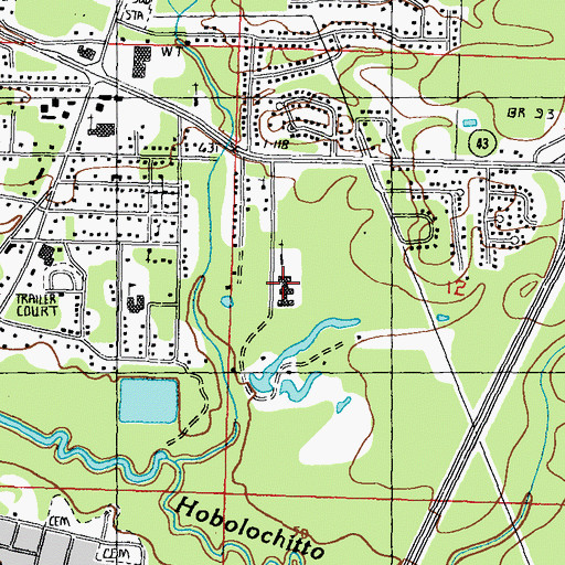 Topographic Map of The Church of Jesus Christ of Latter Day Saints, MS