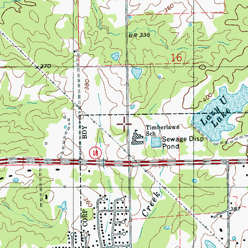 Topographic Map of Seventh Day Adventist Junior High School, MS