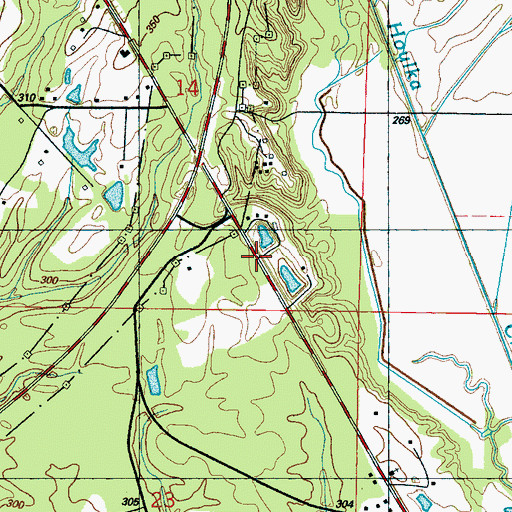 Topographic Map of Prospect (historical), MS