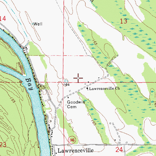 Topographic Map of Township of Jackson, AR