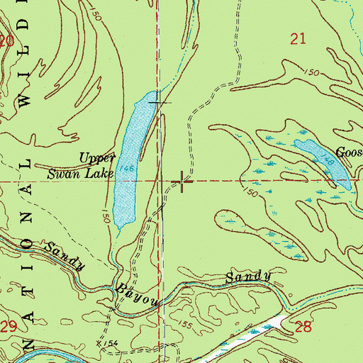 Topographic Map of Township of Montgomery (historical), AR