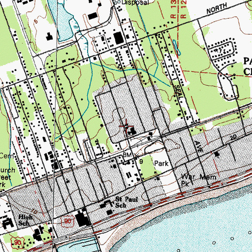 Topographic Map of Goodwill Missionary Baptist Church, MS