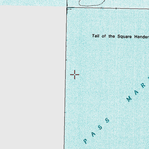 Topographic Map of Merrills Shell Bank Lighthouse, MS