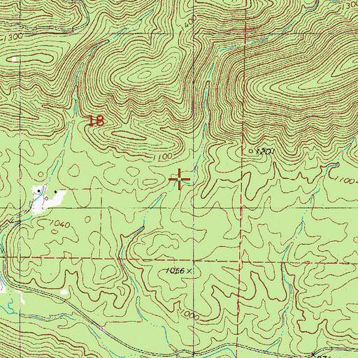 Topographic Map of Township of Parks (historical), AR