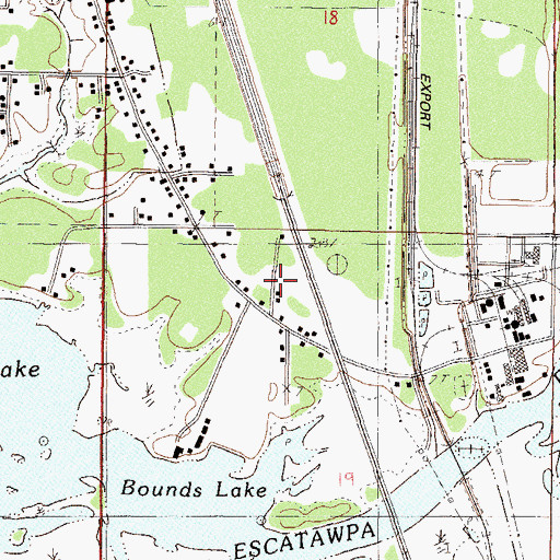 Topographic Map of Good Hope Church, MS