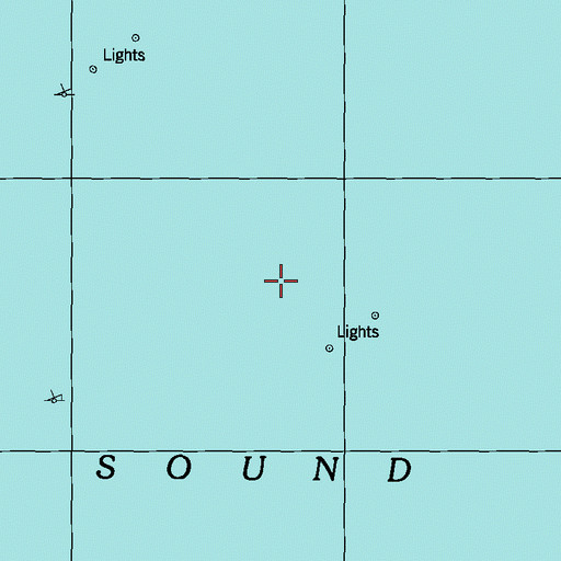 Topographic Map of Pascagoula Channel, MS