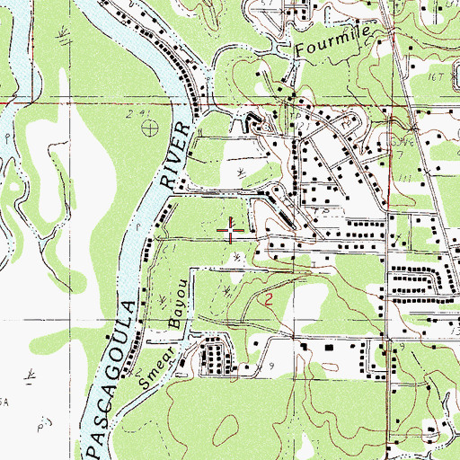 Topographic Map of Turners Store (historical), MS