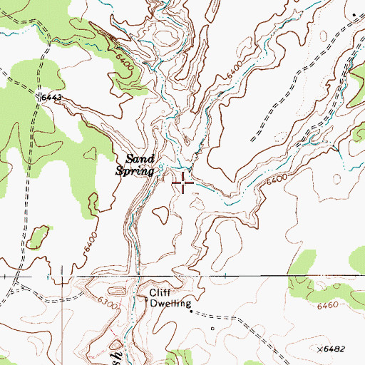 Topographic Map of Last End Wash, AZ