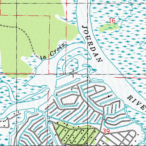 Topographic Map of Jones Mill (historical), MS