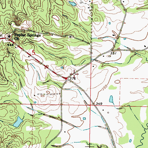 Topographic Map of Hammond Store (historical), MS