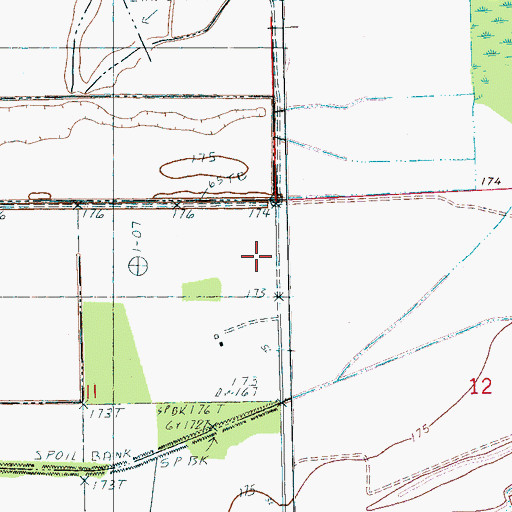 Topographic Map of Township of James R Bush (historical), AR