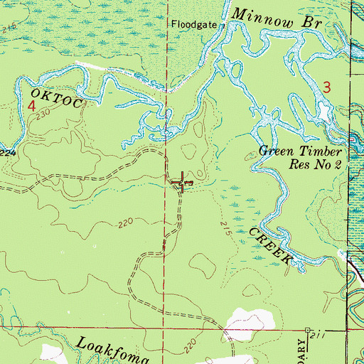 Topographic Map of Boyles Mill (historical), MS