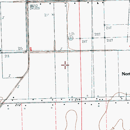 Topographic Map of Township of Little River, AR
