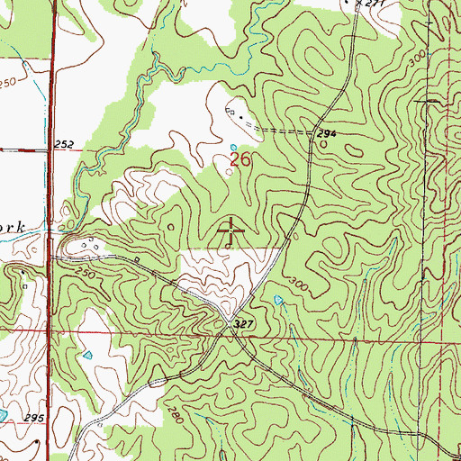 Topographic Map of Sons Academy (historical), MS
