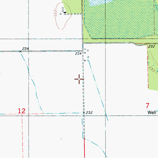 Topographic Map of Township of Owen, AR