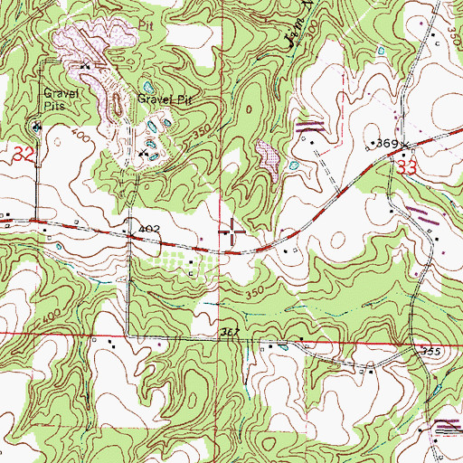 Topographic Map of Eminence School (historical), MS
