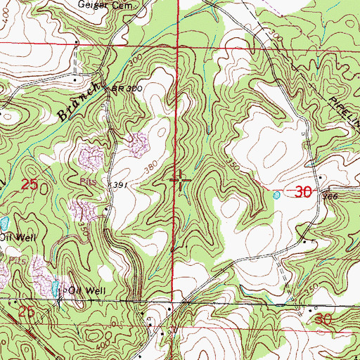 Topographic Map of Speed School (historical), MS