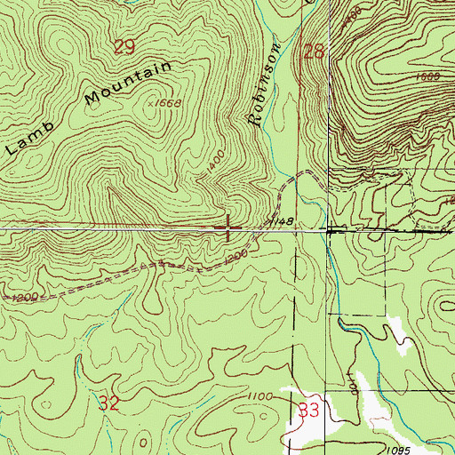 Topographic Map of Township of Mountain, AR