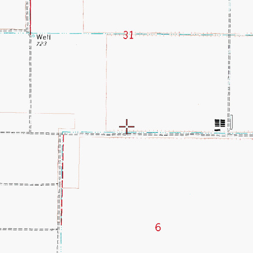 Topographic Map of Lateral A, AZ