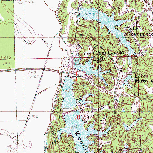 Topographic Map of Good Hope Church, MS