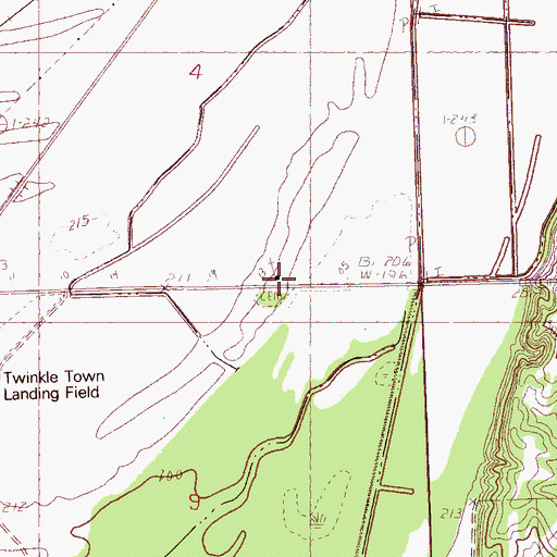 Topographic Map of Mount Zion Church, MS