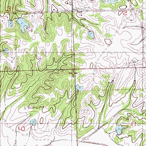 Topographic Map of Oliver Chapel, MS