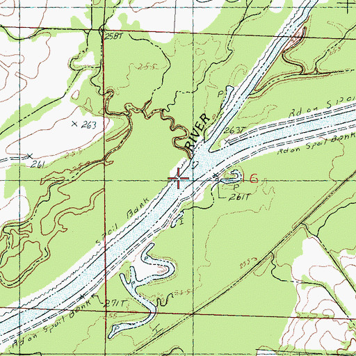 Topographic Map of Short Branch, MS