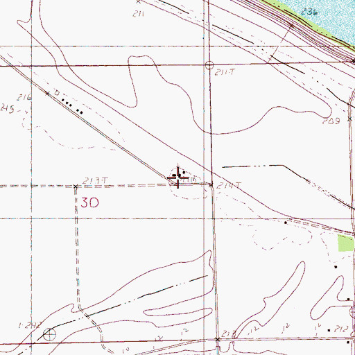Topographic Map of New Hope Church, MS