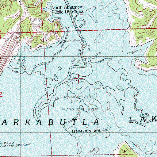 Topographic Map of Zion Hill School (historical), MS