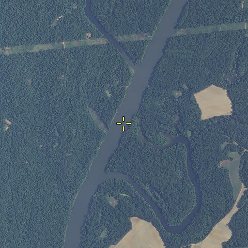 Aerial/Satellite Image of Vinton Cutoff, MS