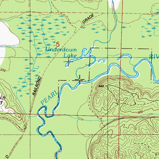Topographic Map of Sullivan Branch, MS