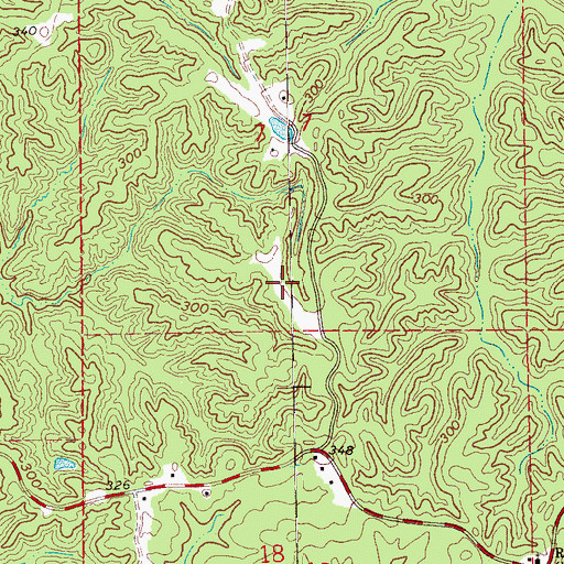 Topographic Map of Cole School (historical), MS