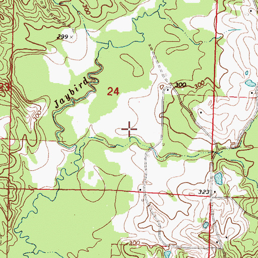 Topographic Map of Wilkes Cemetery, MS
