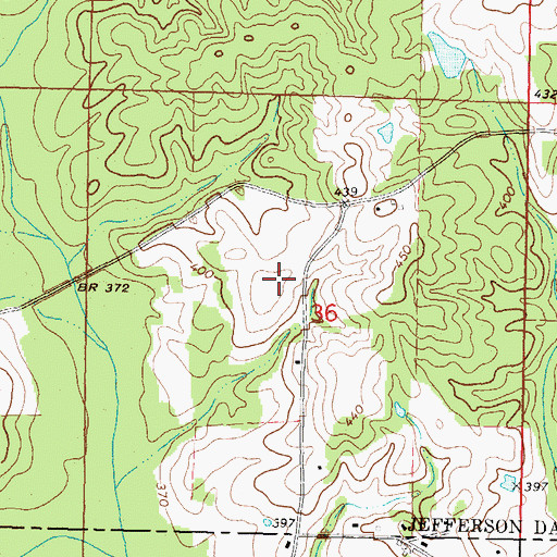 Topographic Map of Williamson Cemetery, MS