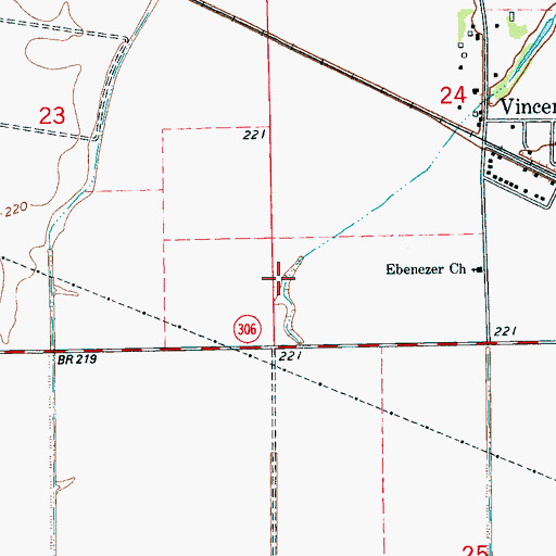 Topographic Map of Crittenden County, AR
