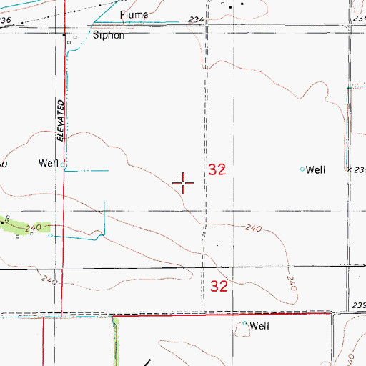 Topographic Map of Lonoke County, AR