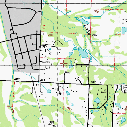 Topographic Map of Jago, MS