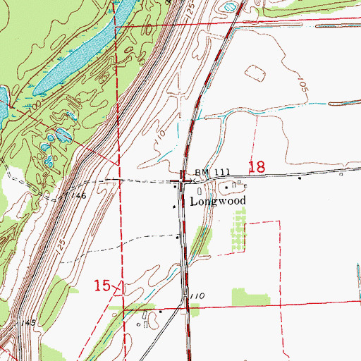 Topographic Map of Longwood, MS