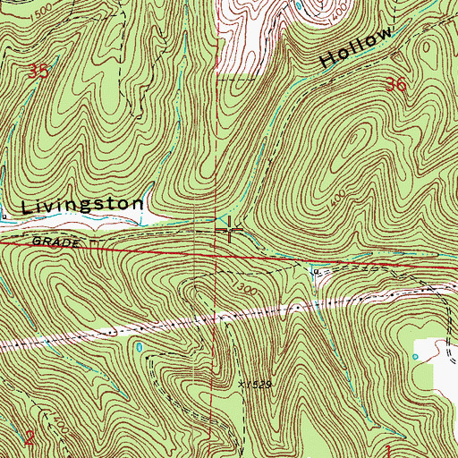 Topographic Map of Junction (historical), AR