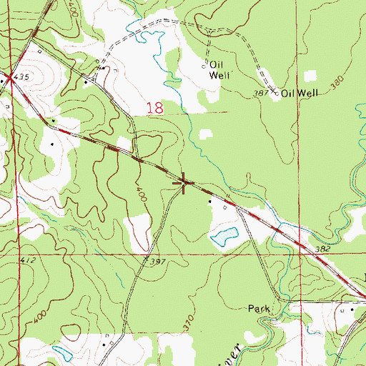 Topographic Map of Old Smithdale, MS
