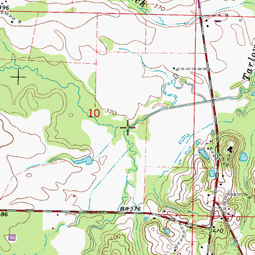 Topographic Map of Bethel Creek, MS
